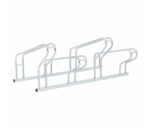 Velosipēdu Statīvs, 4 Velosipēdiem, Cinkots Tērauds Vidaxl