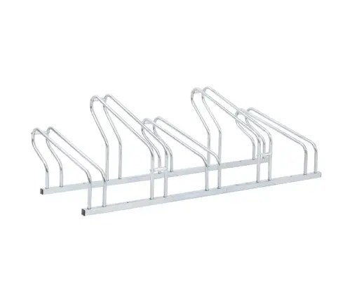 Velosipēdu Statīvs, 5 Velosipēdiem, Cinkots Tērauds Vidaxl