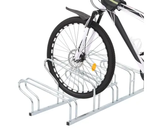 Velosipēdu Statīvs, 5 Velosipēdiem, Cinkots Tērauds Vidaxl