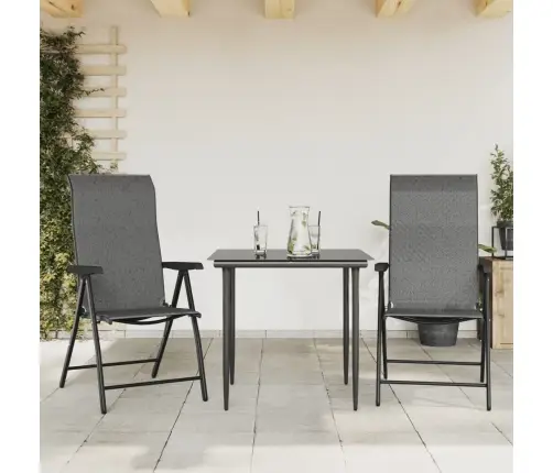 Saliekami Dārza Krēsli, 2. Gab., Pelēka Pe Rotangpalma Vidaxl