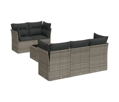 6-Osaline Aiadiivani Komplekt Patjadega, Hall, Polürotang