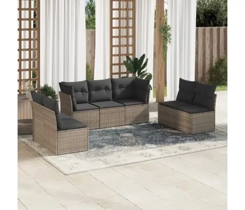 7-Osaline Aiadiivani Komplekt Patjadega, Hall, Polürotang