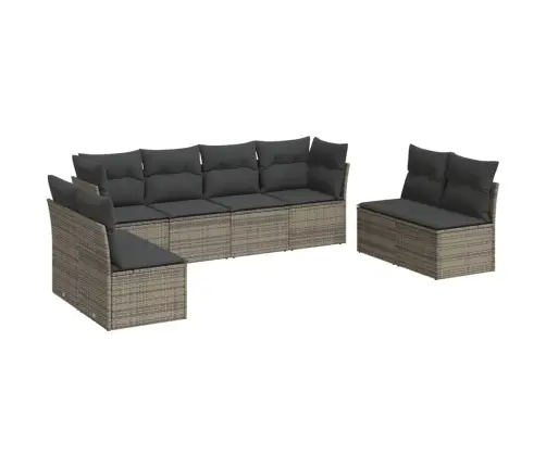 8-Osaline Aiadiivani Komplekt Patjadega, Hall, Polürotang