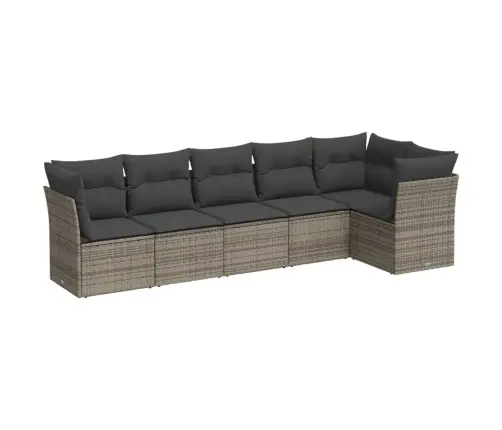 6-Osaline Aiadiivani Komplekt Patjadega, Hall, Polürotang