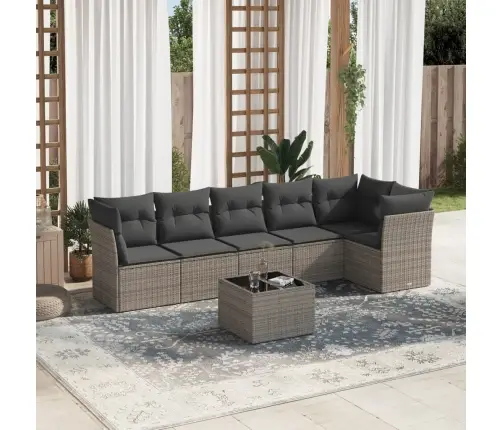 7-Osaline Aiadiivani Komplekt Patjadega, Hall, Polürotang