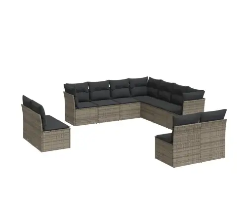 11-Osaline Aiadiivani Komplekt Patjadega, Hall, Polürotang