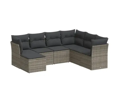 7-Osaline Aiadiivani Komplekt Patjadega, Hall, Polürotang