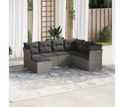 7-Osaline Aiadiivani Komplekt Patjadega, Hall, Polürotang