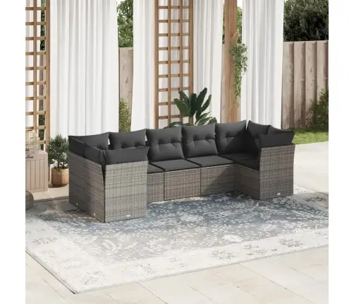 7-Osaline Aiadiivani Komplekt Patjadega, Hall, Polürotang