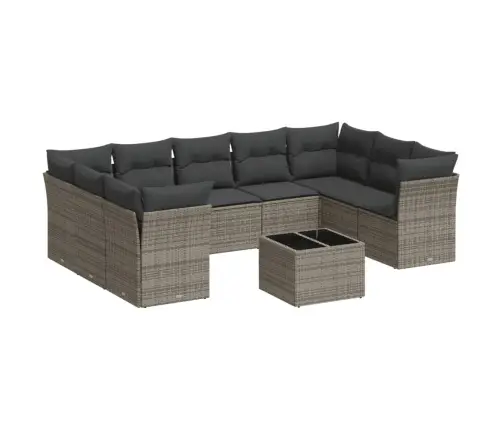 10-Osaline Aiadiivani Komplekt Patjadega, Hall, Polürotang