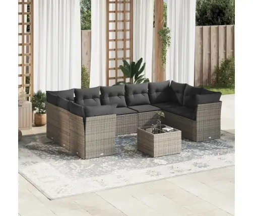 10-Osaline Aiadiivani Komplekt Patjadega, Hall, Polürotang