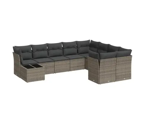 10-Osaline Aiadiivani Komplekt Patjadega, Hall, Polürotang