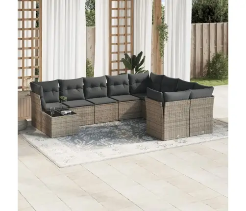 10-Osaline Aiadiivani Komplekt Patjadega, Hall, Polürotang