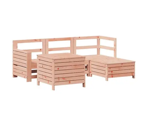 Sodo Sofos Komplektas, 5 Dalių, Douglas Eglės Masyvas