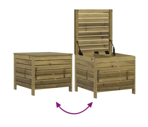 5-Daļīgs Dārza Dīvānu Komplekts, Impregnēts Priedes Koks Vidaxl