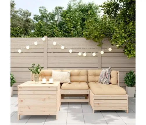 5-Osaline Aiadiivani Komplekt, Männipuit