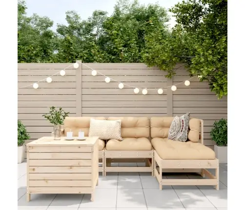 5-Osaline Aiadiivani Komplekt, Männipuit