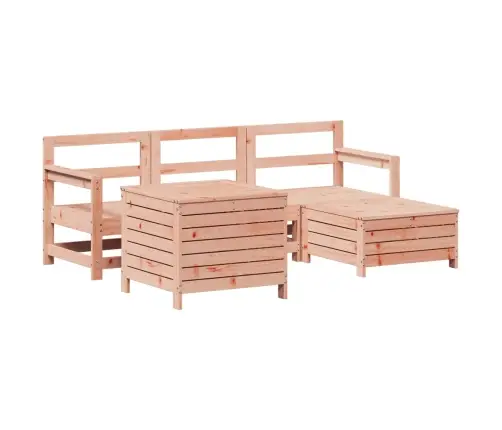 Sodo Sofos Komplektas, 5 Dalių, Douglas Eglės Masyvas Sodo Sofos Komplektas, 5 Dalių, Douglas Eglės Masyvas