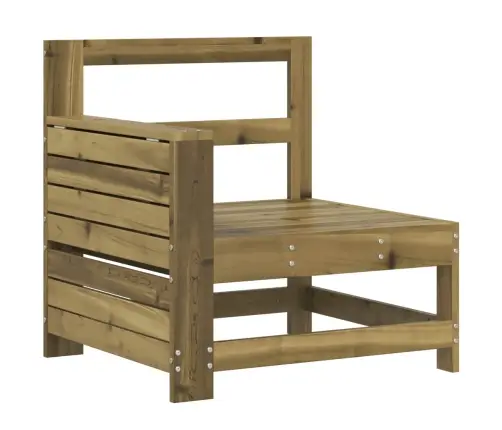 Sodo Sofos Komplektas, 7 Dalių, Impregnuota Pušis