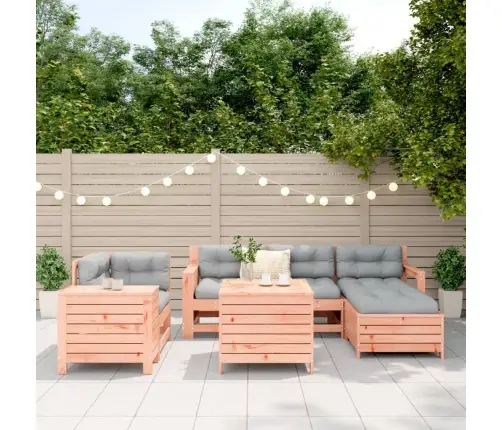 Sodo Sofos Komplektas, 7 Dalių, Douglas Eglės Masyvas