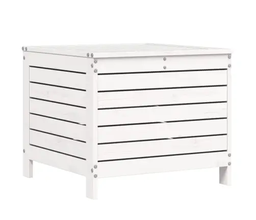 Sodo Sofos Komplektas, Baltas, 7 Dalių, Pušies Medienos Masyvas