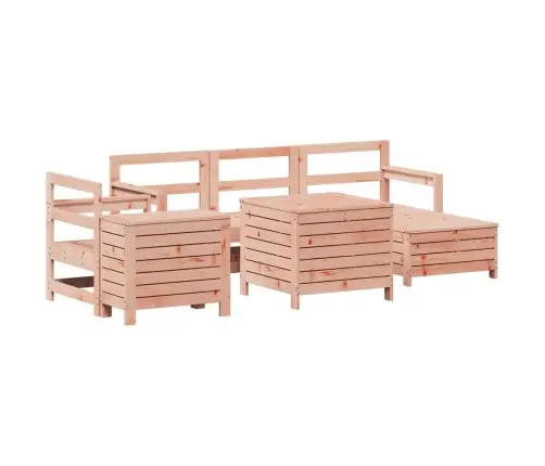 7-Daļīgs Dārza Dīvānu Komplekts, Egles Masīvkoks Vidaxl