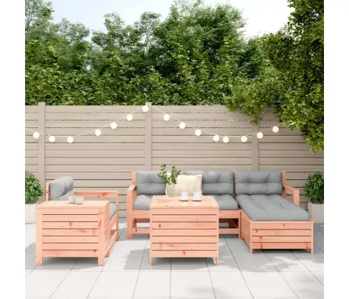 7-Daļīgs Dārza Dīvānu Komplekts, Egles Masīvkoks Vidaxl