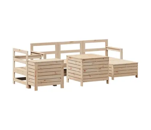 7-Osaline Aiadiivani Komplekt, Männipuit