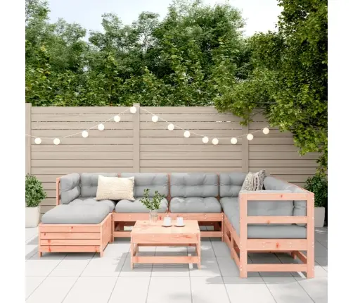 8-Daļīgs Dārza Dīvānu Komplekts, Egles Masīvkoks Vidaxl