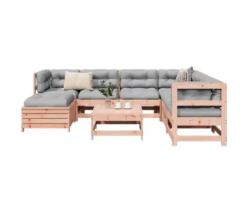 8-Daļīgs Dārza Dīvānu Komplekts, Egles Masīvkoks Vidaxl