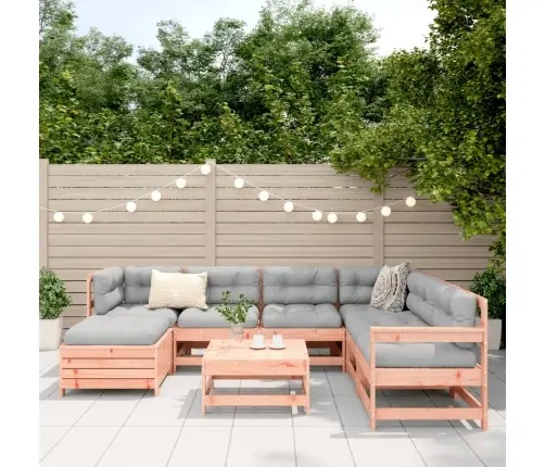 8-Daļīgs Dārza Dīvānu Komplekts, Egles Masīvkoks Vidaxl