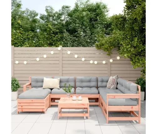8-Daļīgs Dārza Dīvānu Komplekts, Egles Masīvkoks Vidaxl