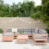 8-Daļīgs Dārza Dīvānu Komplekts, Egles Masīvkoks Vidaxl