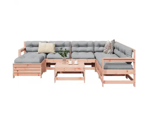 8-Daļīgs Dārza Dīvānu Komplekts, Egles Masīvkoks Vidaxl