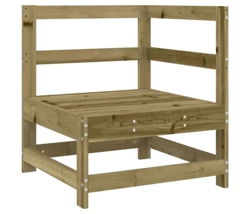 Sodo Sofos Komplektas, 8 Dalių, Impregnuota Pušies Mediena