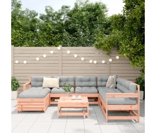 8-Daļīgs Dārza Dīvānu Komplekts, Egles Masīvkoks Vidaxl