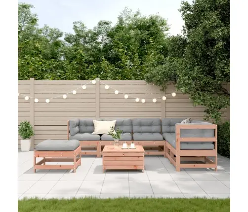 8-Daļīgs Dārza Atpūtas Mēbeļu Komplekts Ar Matračiem, Egle Vidaxl