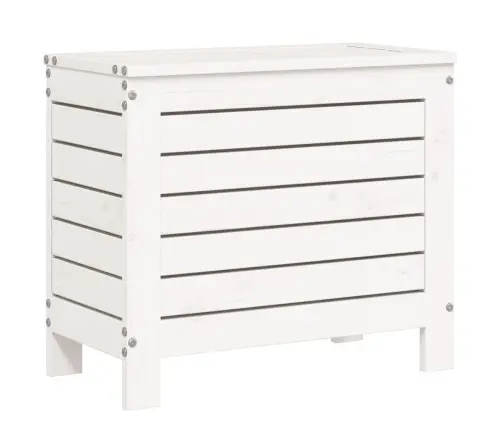 11-Daļīgs Dārza Dīvānu Komplekts, Priedes Masīvkoks, Balts Vidaxl