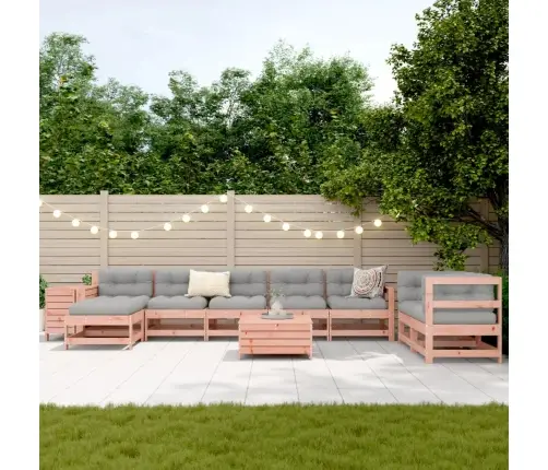 Sodo Sofos Komplektas, 10 Dalių, Douglas Eglės Masyvas