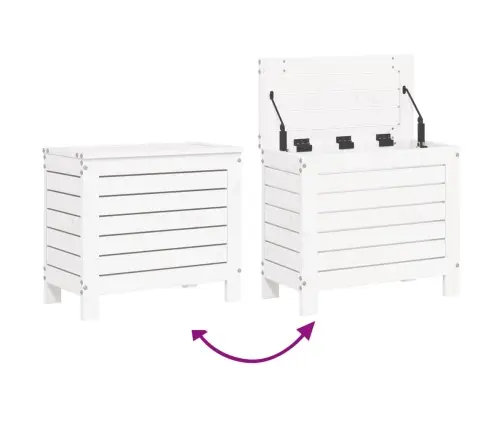 9-Daļīgs Dārza Dīvānu Komplekts, Priedes Masīvkoks, Balts Vidaxl