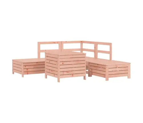 Sodo Sofos Komplektas, 6 Dalių, Douglas Eglės Masyvas