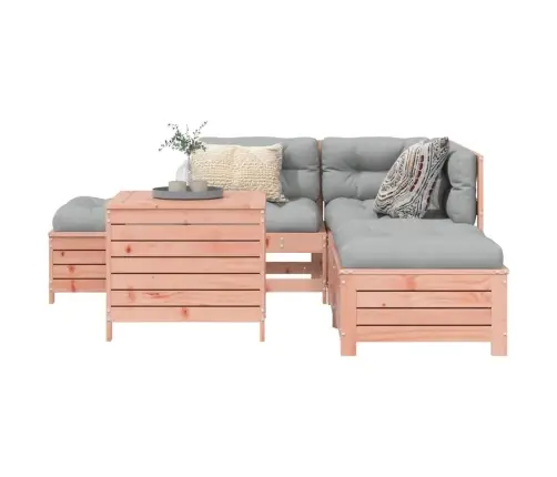 6-Daļīgs Dārza Dīvānu Komplekts, Egles Masīvkoks Vidaxl