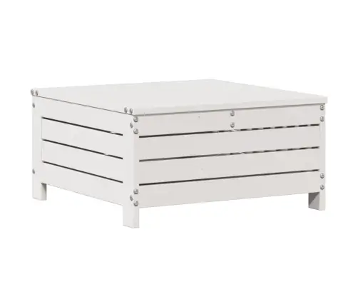 5-Osaline Aiamööbli Komplekt Patjadega, Valge, Männipuit