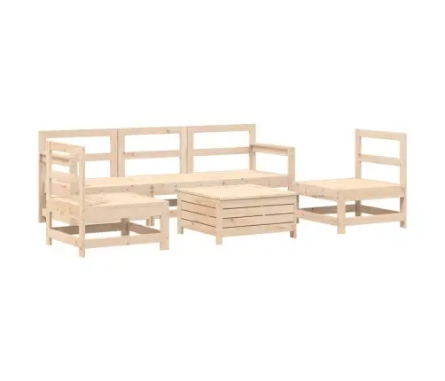 6-Osaline Aiadiivani Komplekt, Männipuit