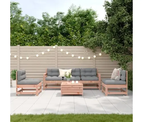 6-Daļīgs Dārza Atpūtas Mēbeļu Komplekts Ar Matračiem, Egle Vidaxl