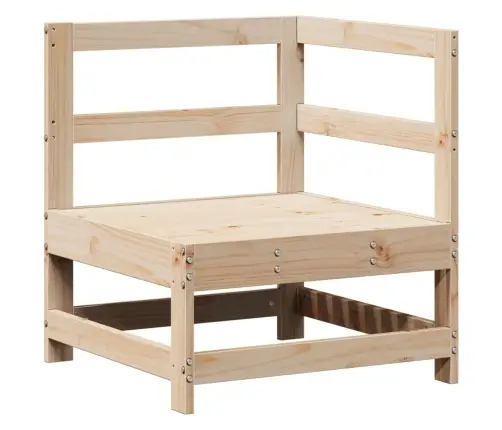 Sodo Sofos Komplektas, 3 Dalių, Pušies Medienos Masyvas