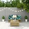 3-Daļīgs Dārza Dīvānu Komplekts, Impregnēts Priedes Koks Vidaxl