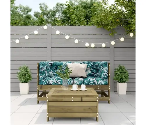 Sodo Poilsio Komplektas Su Pagalvėlėmis, 3 Dalių, Pušis