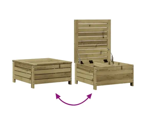 Sodo Poilsio Komplektas Su Pagalvėlėmis, 3 Dalių, Pušis