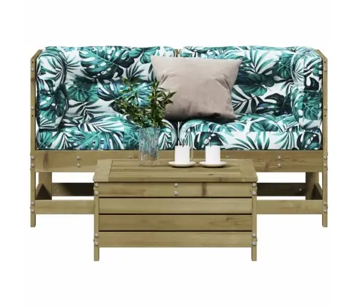 Sodo Poilsio Komplektas Su Pagalvėlėmis, 3 Dalių, Pušis